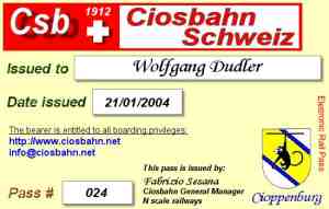 Ciosbahn Schweiz
