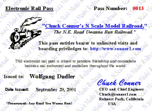 Chuck Connor's N Scale