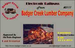 Badger Creek Lumber 