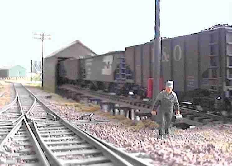 Mainline, left and Kings and Sons Coal Yard